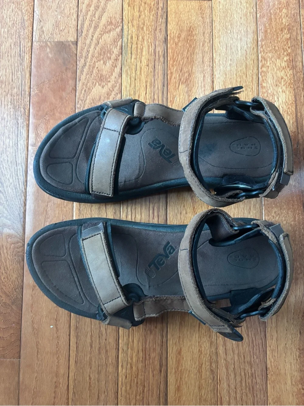 Men's Brown Teva Adjustable Strap Sandals size 9